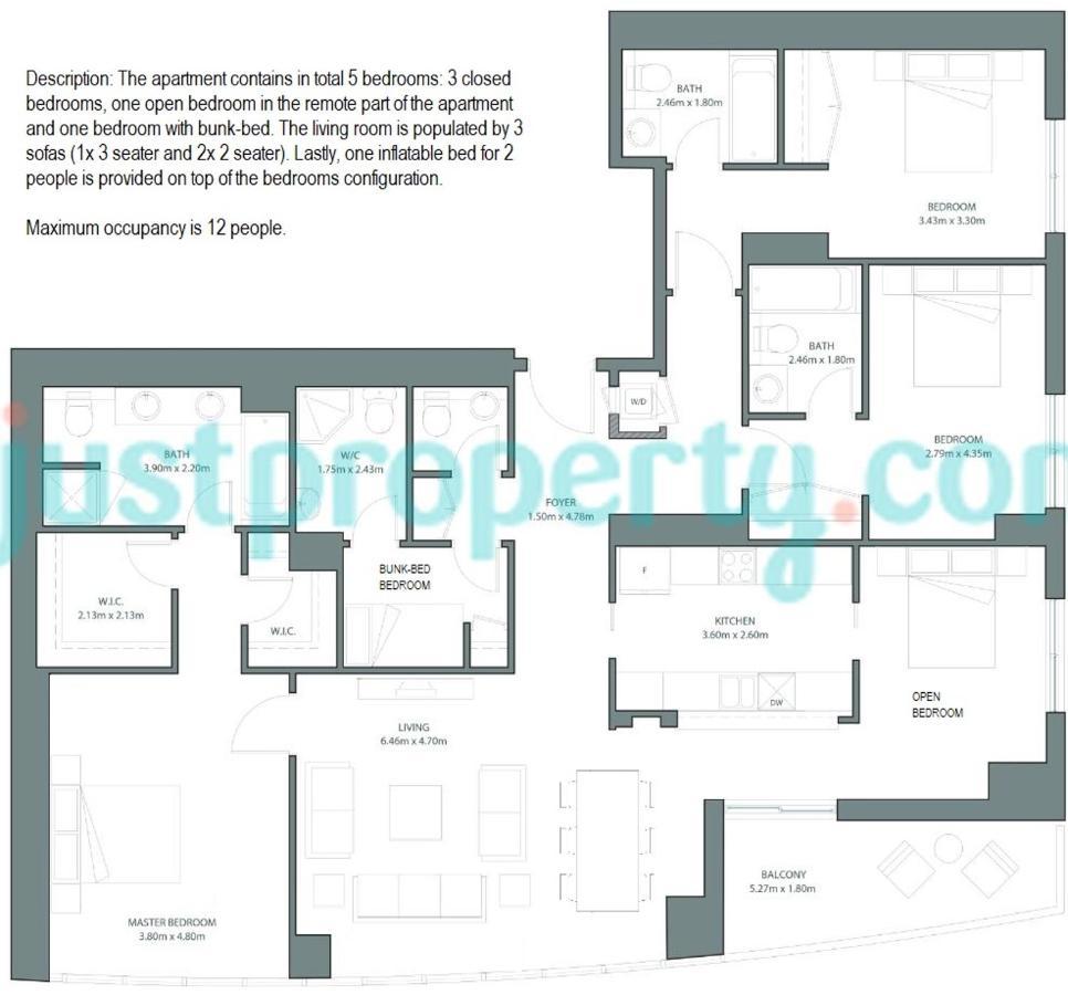 Elite Royal Apartment - Full Burj Khalifa & Fountain View - Magnum 迪拜 外观 照片